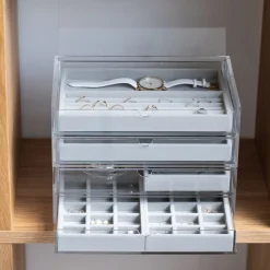 Rangements En Acrylique^Muji Plateau en velours L24X P16X H2.5cm