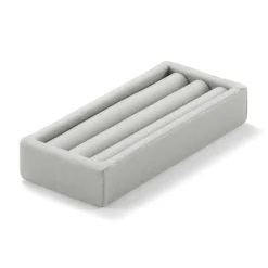 Rangements En Acrylique^Muji Plateau en velours pour boucles d'oreilles L5X P12X H2cm