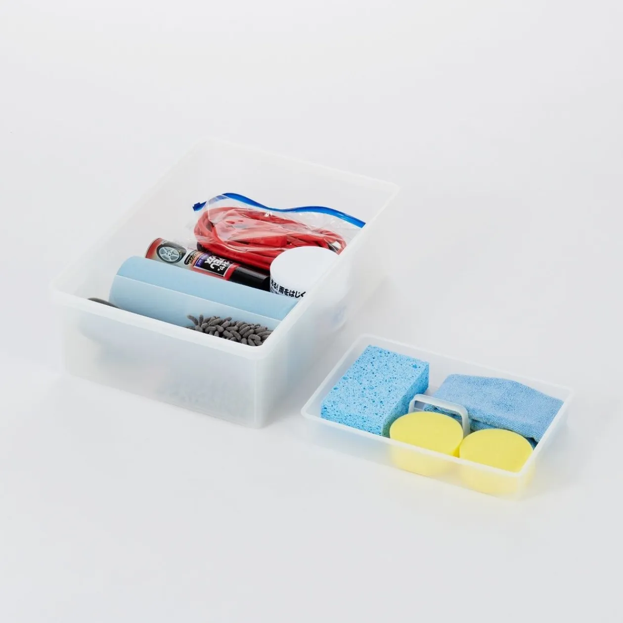 Rangements En Polypropylène^Muji Plateau intérieur pour boîte PP ‐ L35 x P23 x H5.5 cm