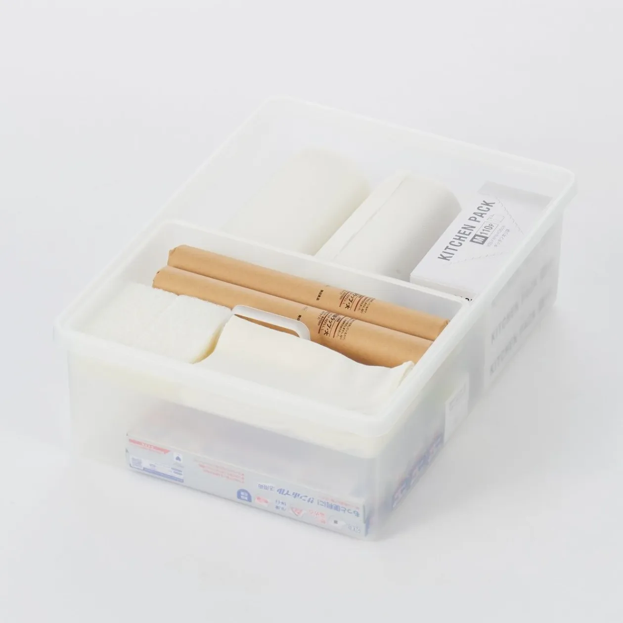 Rangements En Polypropylène^Muji Plateau intérieur pour boîte PP ‐ L35 x P23 x H5.5 cm