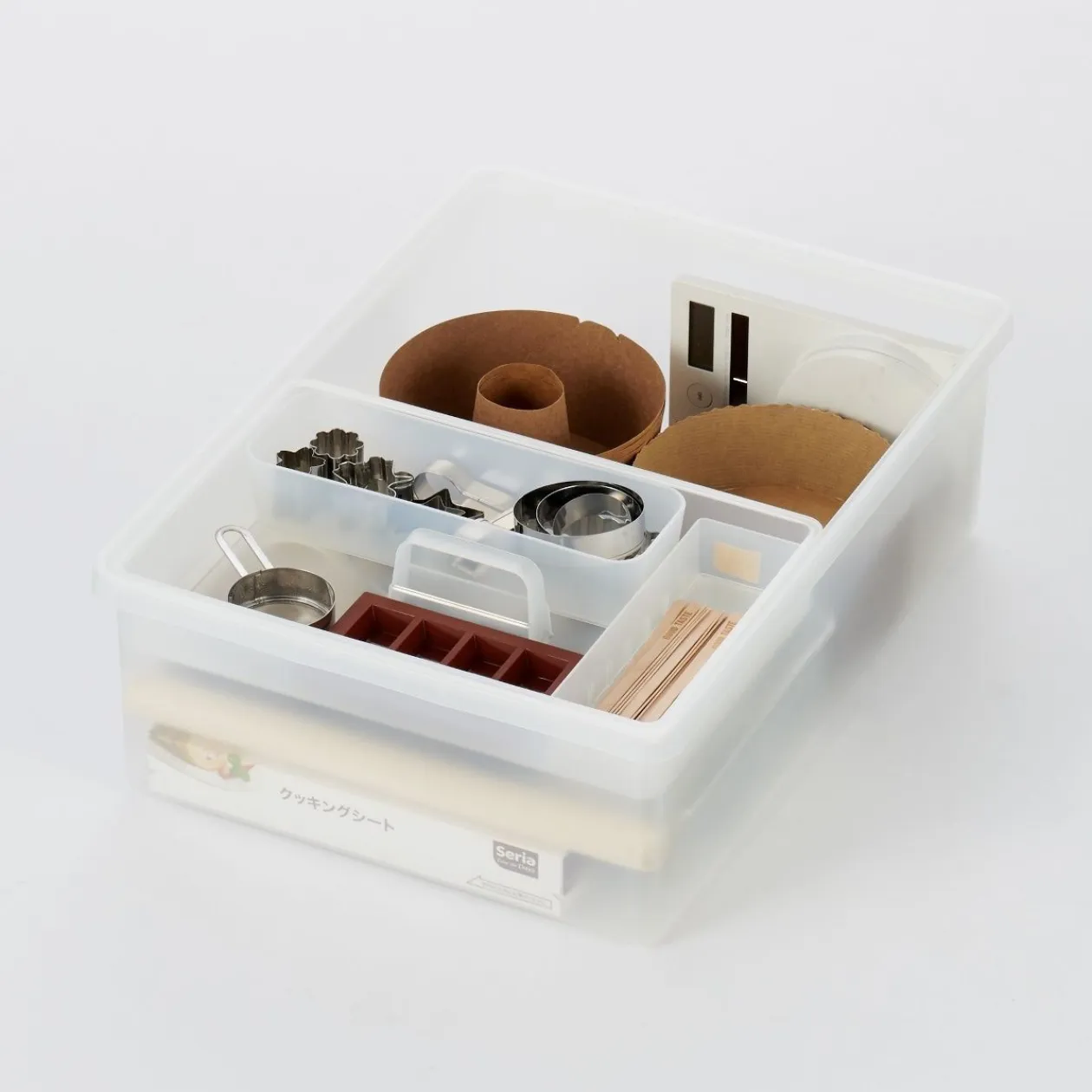 Rangements En Polypropylène^Muji Plateau intérieur pour boîte PP ‐ L35 x P23 x H5.5 cm