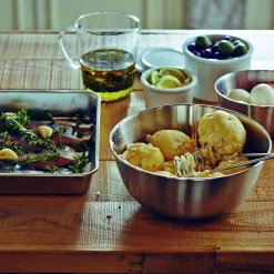 Ustensiles^Muji Plateau rectangulaire en acier inoxydable L