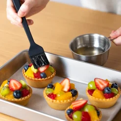 Ustensiles^Muji Plateau rectangulaire en acier inoxydable L