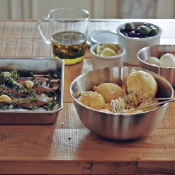 Ustensiles^Muji Plateau rectangulaire en acier inoxydable L