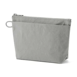 Vanitys Et Trousses De Maquillage|Trousses De Toilette^Muji Pochette à poser en nylon texturé ‐ Moyenne