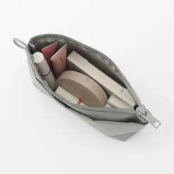Vanitys Et Trousses De Maquillage|Trousses De Toilette^Muji Pochette à poser en nylon texturé ‐ Moyenne