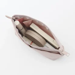 Vanitys Et Trousses De Maquillage|Trousses De Toilette^Muji Pochette à poser en nylon texturé ‐ Moyenne