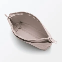 Vanitys Et Trousses De Maquillage|Trousses De Toilette^Muji Pochette à poser en nylon texturé ‐ Moyenne