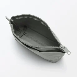 Vanitys Et Trousses De Maquillage|Trousses De Toilette^Muji Pochette à poser en nylon texturé ‐ Moyenne