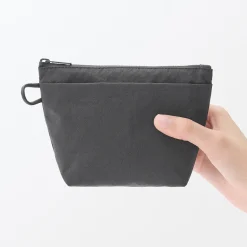 Vanitys Et Trousses De Maquillage|Trousses De Toilette^Muji Pochette à poser en nylon texturé ‐ Petite
