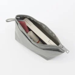 Vanitys Et Trousses De Maquillage|Trousses De Toilette^Muji Pochette à poser en nylon texturé ‐ Petite