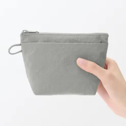 Vanitys Et Trousses De Maquillage|Trousses De Toilette^Muji Pochette à poser en nylon texturé ‐ Petite