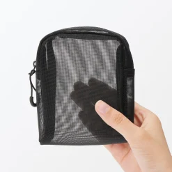Vanitys Et Trousses De Maquillage|Packing Cubes Et Accessoires De Voyage^Muji Pochette en nylon filet à fermeture éclair - Petite taille