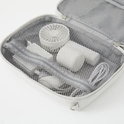 Sacs|Sacs^Muji Pochette en PU Combinations Case ‐ Grande, Gris