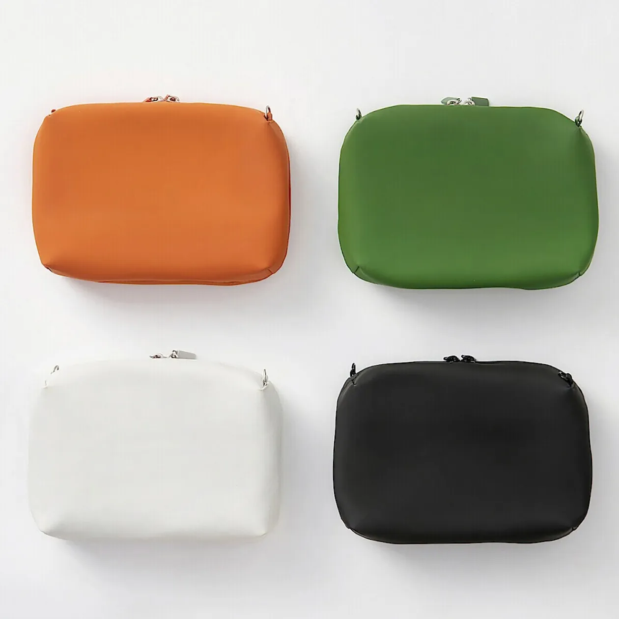 Sacs|Sacs^Muji Pochette en PU Combinations Case ‐ Grande, Gris