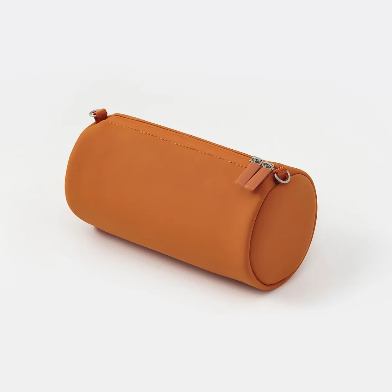 Sacs|Sacs^Muji Pochette en PU Combinations Case ‐ Cylindrique, Orange