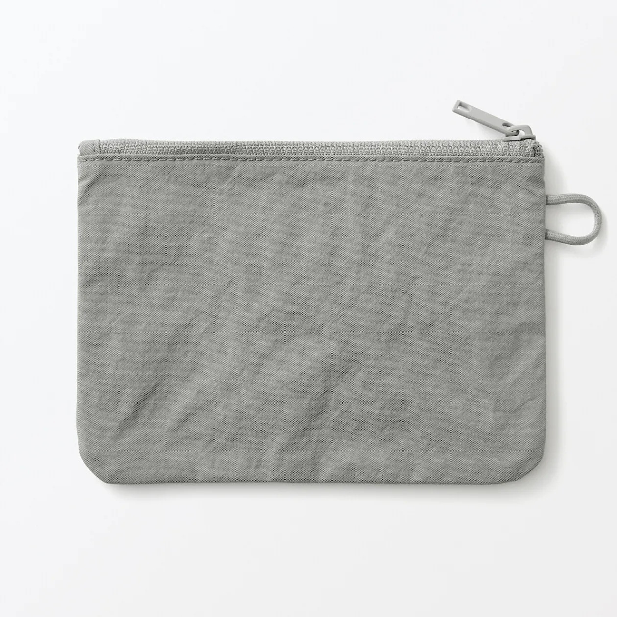 Vanitys Et Trousses De Maquillage|Pochettes De Voyage^Muji Pochette zippée en nylon texturé ‐ Moyenne