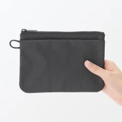 Vanitys Et Trousses De Maquillage|Pochettes De Voyage^Muji Pochette zippée en nylon texturé ‐ Moyenne