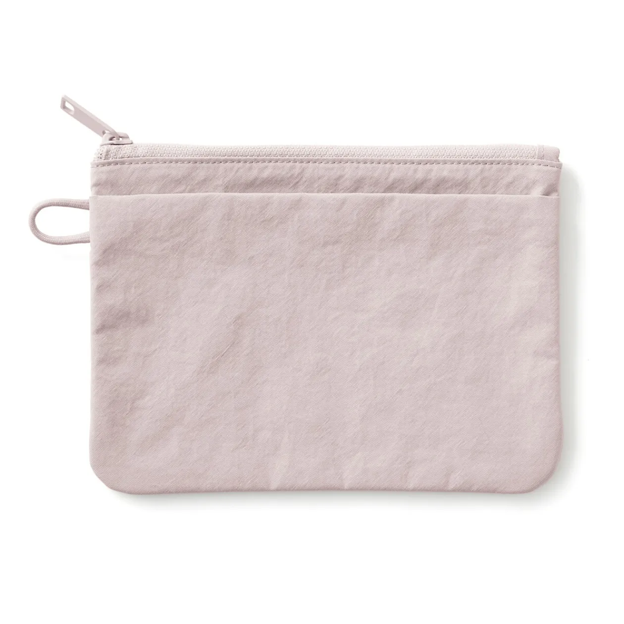Vanitys Et Trousses De Maquillage|Pochettes De Voyage^Muji Pochette zippée en nylon texturé ‐ Moyenne