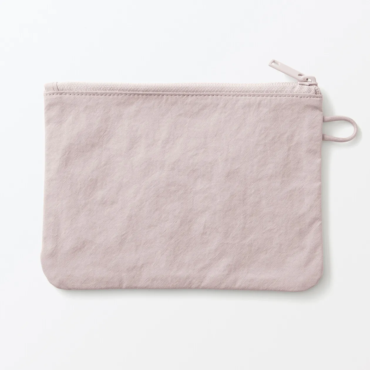 Vanitys Et Trousses De Maquillage|Pochettes De Voyage^Muji Pochette zippée en nylon texturé ‐ Moyenne