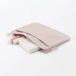 Vanitys Et Trousses De Maquillage|Pochettes De Voyage^Muji Pochette zippée en nylon texturé ‐ Moyenne