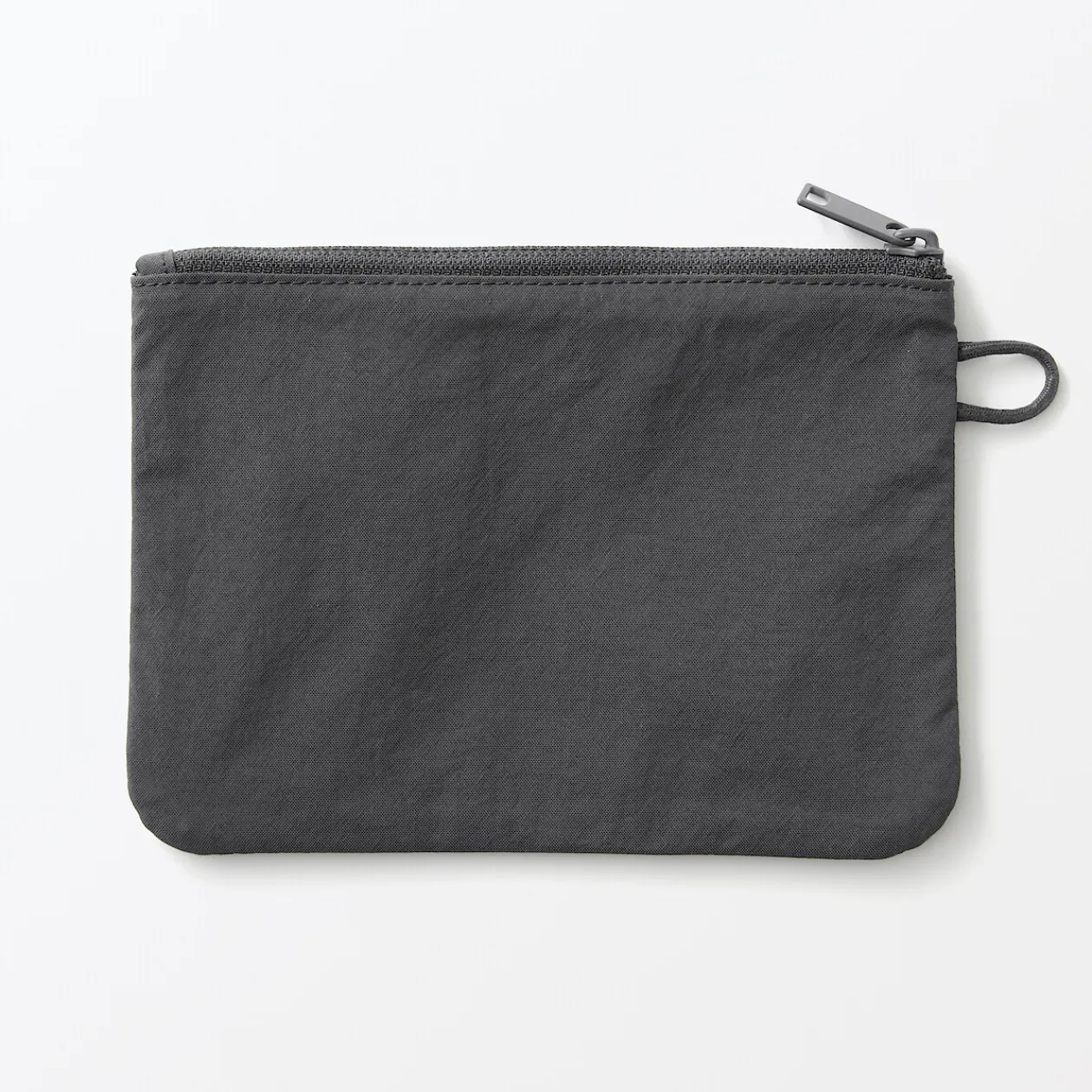 Vanitys Et Trousses De Maquillage|Pochettes De Voyage^Muji Pochette zippée en nylon texturé ‐ Moyenne