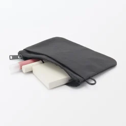 Vanitys Et Trousses De Maquillage|Pochettes De Voyage^Muji Pochette zippée en nylon texturé ‐ Moyenne