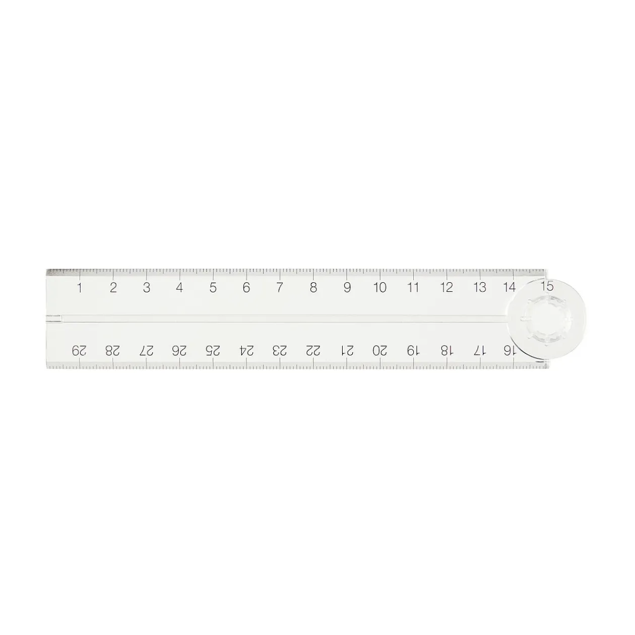 Fournitures De Bureau^Muji Polycarbonate_Double‐sided_ruler