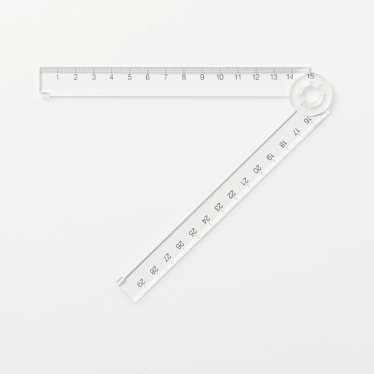 Fournitures De Bureau^Muji Polycarbonate_Double‐sided_ruler