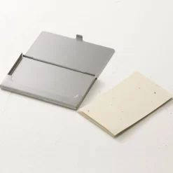 Porte-Cartes Et Albums^Muji Porte cartes de visite en inox S