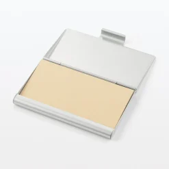 Porte-Cartes Et Albums^Muji Porte cartes en aluminium