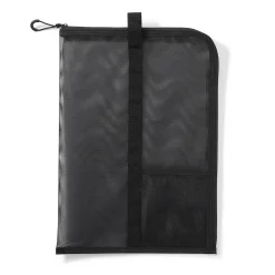 Porte-Cartes Et Albums^Muji Porte-documents en nylon maillé avec fermeture éclair - A4, Noir