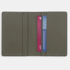 Accessoires De Voyage|Pochettes De Voyage^Muji Portefeuille de voyage en cuir recyclé - Kaki