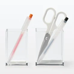 Rangements En Acrylique|Trousses Et Pots À Crayons^Muji Pot à crayons en acrylique