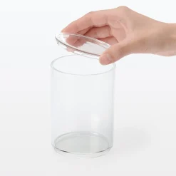 Trousses Et Pots À Crayons|Boîtes Et Rangement De Bureau^Muji Pot en acrylique avec couvercle