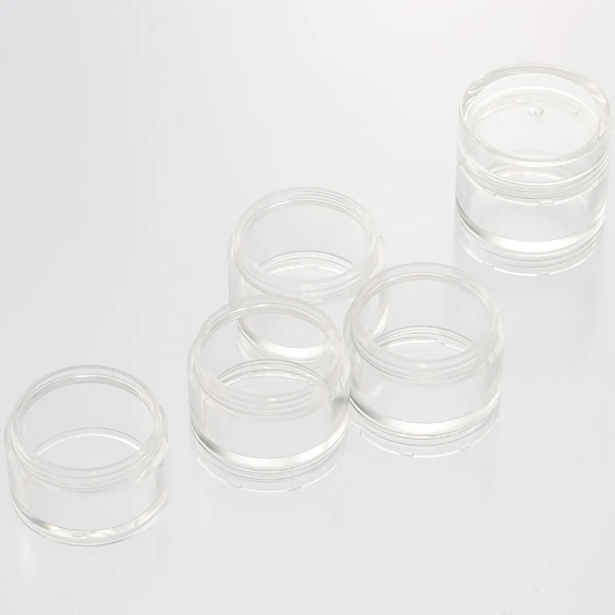 Flacons De Voyage Et Piluliers^Muji Pots en acrylique ‐ empilables