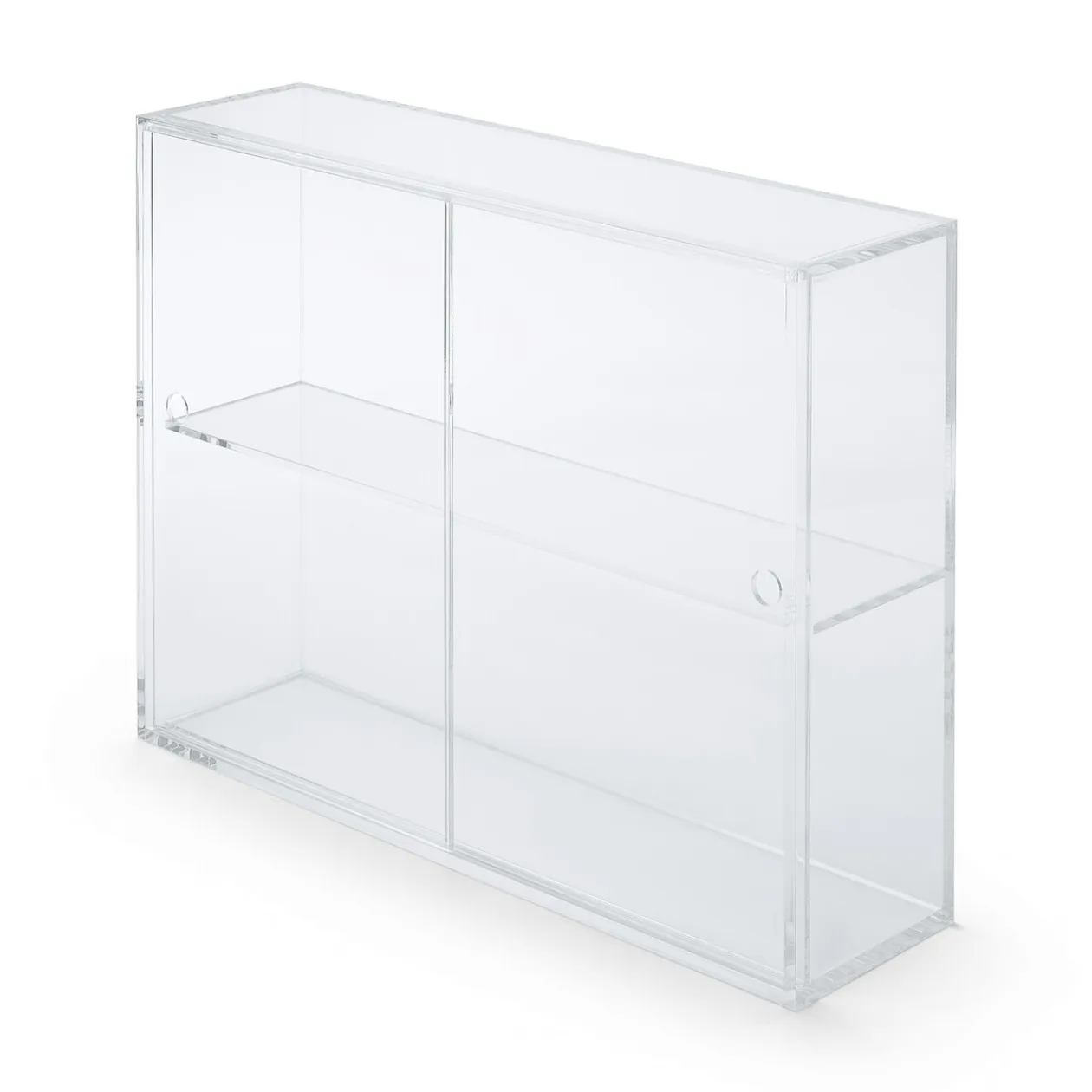 Rangements En Acrylique^Muji Présentoir en acrylique avec portes coulissantes L33.6X P8.4X H24.4cm