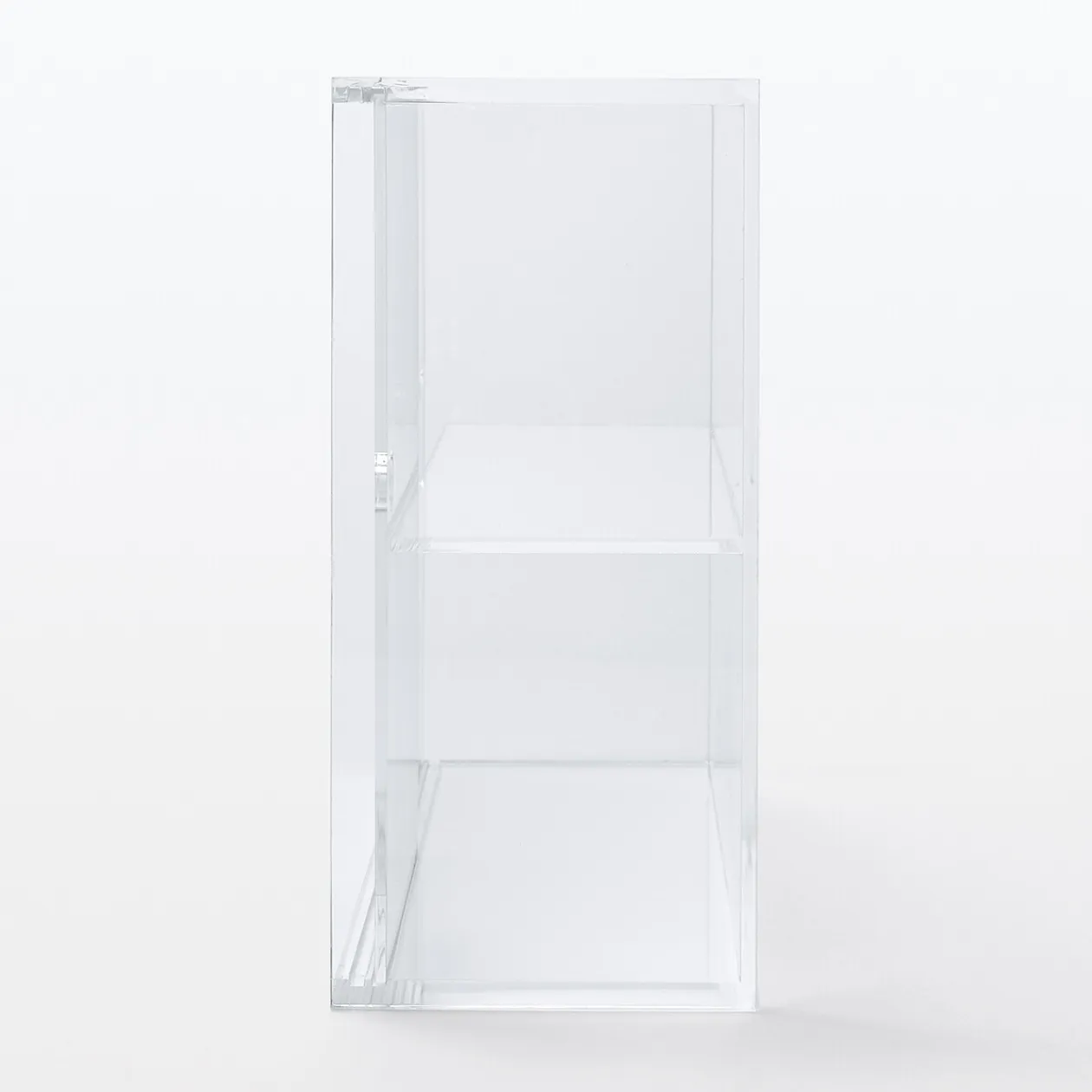 Rangements En Acrylique^Muji Présentoir en acrylique avec portes coulissantes L25.2X P8.4X H18.4cm