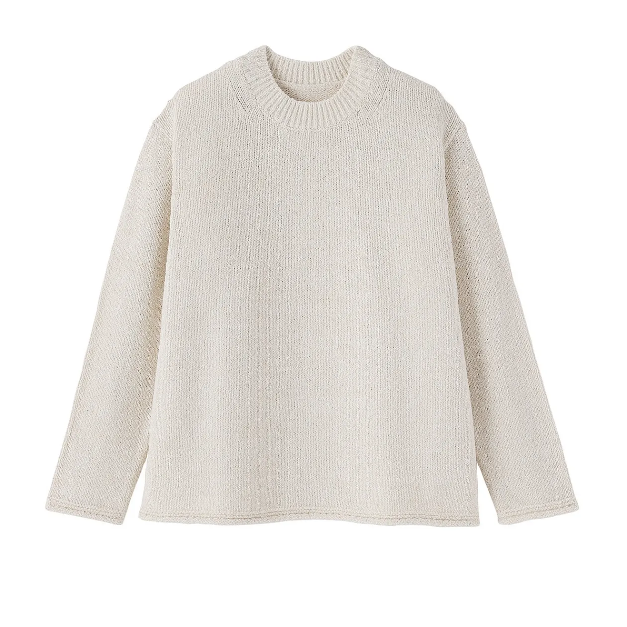 Pulls Et Cardigans^Muji Pull à col ras du cou bouclé en mélange de coton pour femme