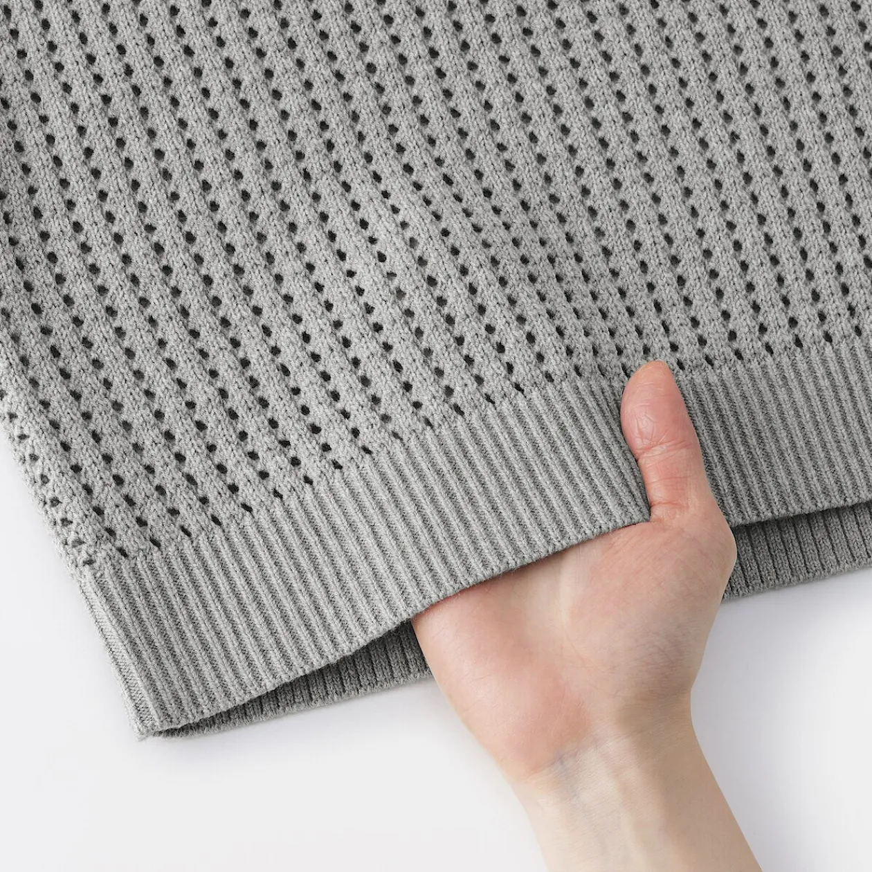 Pulls Et Cardigans|Pyjamas Et Vêtements D'Intérieur^Muji Pull à col ras du cou en tricot de coton mélangé pour femme