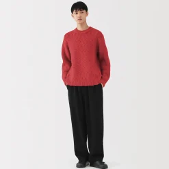 Pulls Et Cardigans^Muji Pull à col rond à tricot épais en laine mérinos pour homme