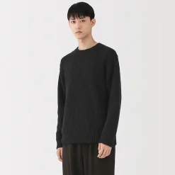Pulls Et Cardigans^Muji Pull à col rond à tricot épais en laine mérinos pour homme