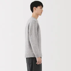 Pulls Et Cardigans^Muji Pull à col rond à tricot épais en laine mérinos pour homme