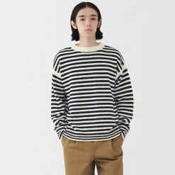 Pulls Et Cardigans^Muji Pull à col rond en laine des Andes à grosses mailles pour homme