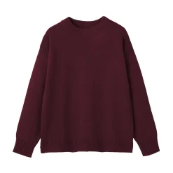 Pulls Et Cardigans^Muji Pull à col rond en laine des Andes à grosses mailles pour homme