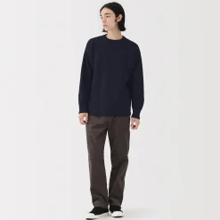 Pulls Et Cardigans^Muji Pull à col rond en laine des Andes à grosses mailles pour homme