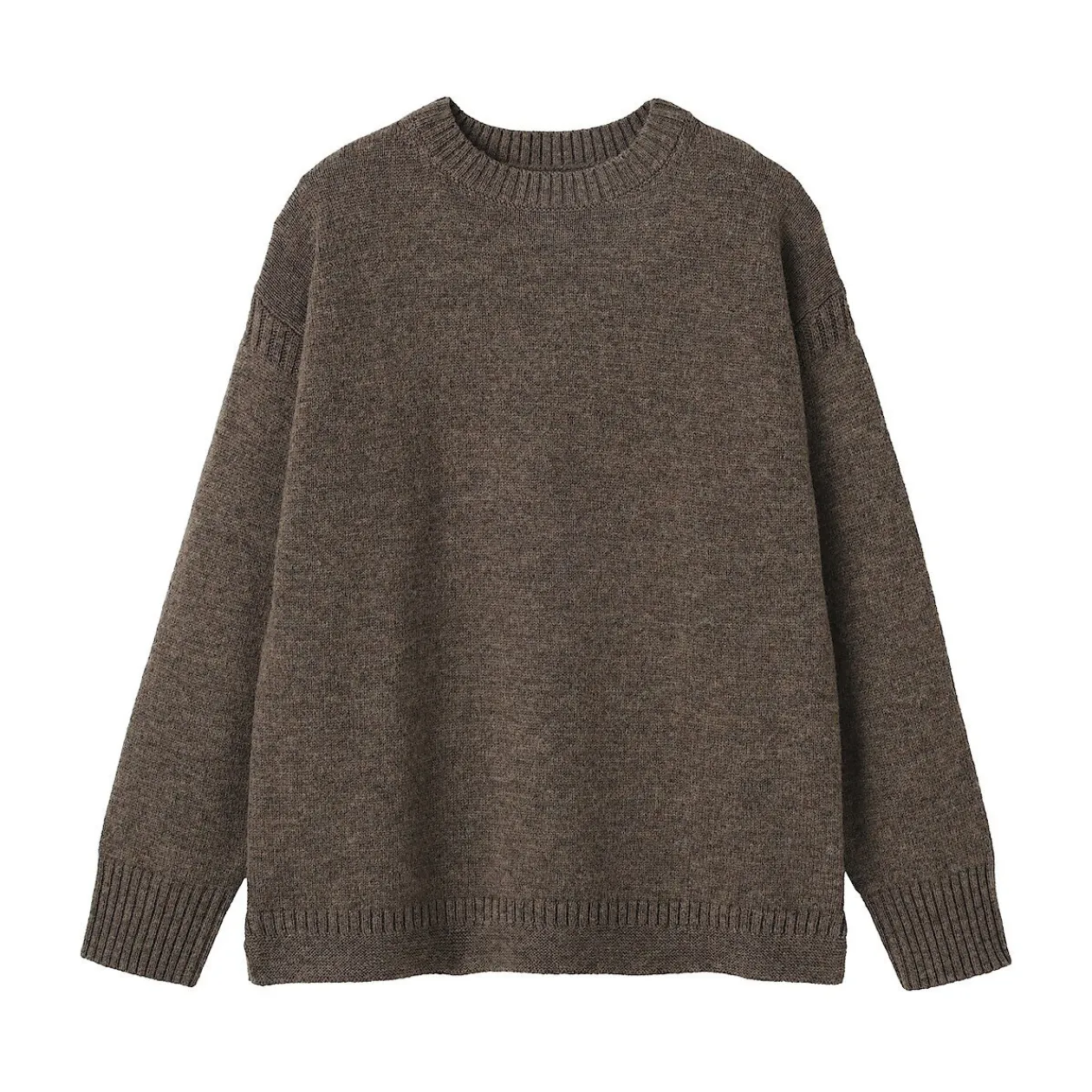 Pulls Et Cardigans^Muji Pull à col rond en laine des Andes à grosses mailles pour homme