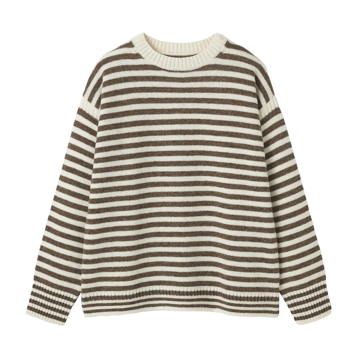 Pulls Et Cardigans^Muji Pull à col rond en laine des Andes à grosses mailles pour homme