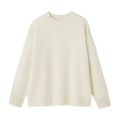 Pulls Et Cardigans^Muji Pull à col rond en laine des Andes à grosses mailles pour homme