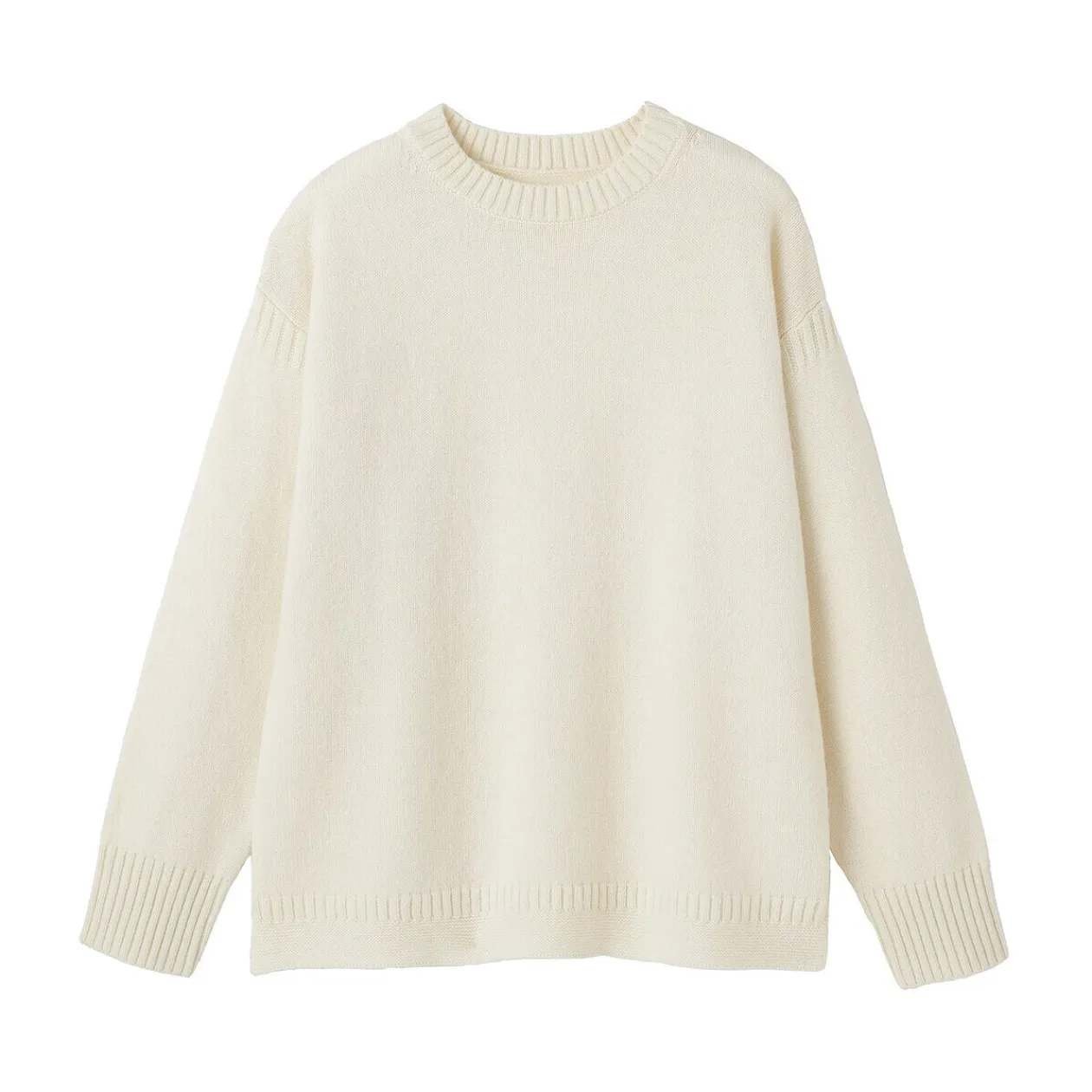 Pulls Et Cardigans^Muji Pull à col rond en laine des Andes à grosses mailles pour homme